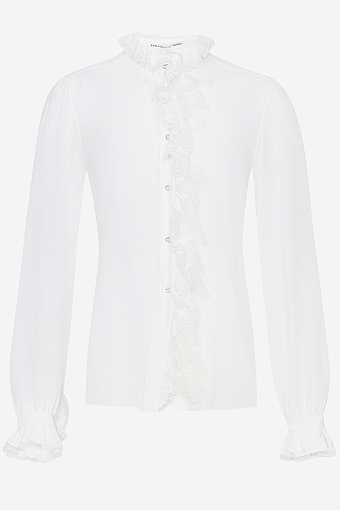 Блуза из шелка с рюшами Ermanno Scervino, 78 150 рублей, bosco.ru фото № 13