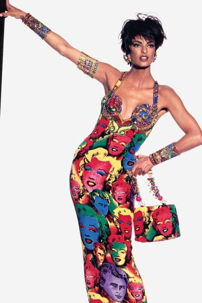 Линда Евангелиста в рекламной кампании Versace весна-лето 1991 фото № 2