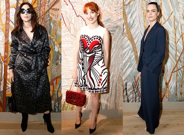 Моника Беллуччи, Джессика Честейн и другие гости кутюрного показа Dior в Париже