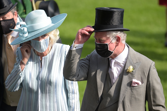 Герцогиня Корнуольская Камилла и принц Чарльз на Royal Ascot 2021 фото № 3