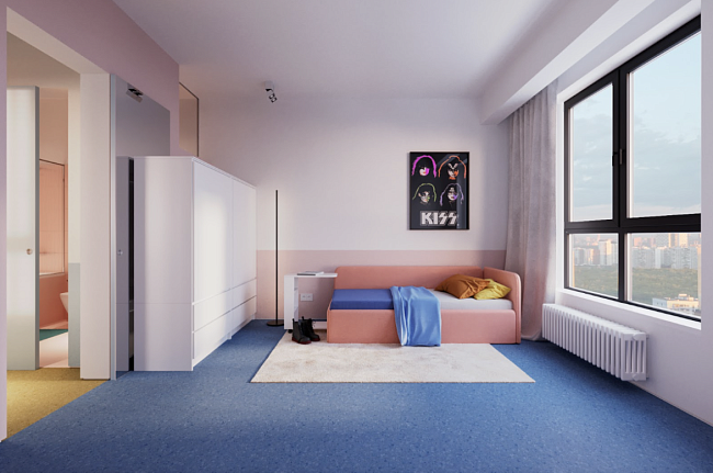 Дизайнер Борис Денисюк — о том, как из типовой квартиры в новостройке сделать авангардное и функциональное помещение фото № 5