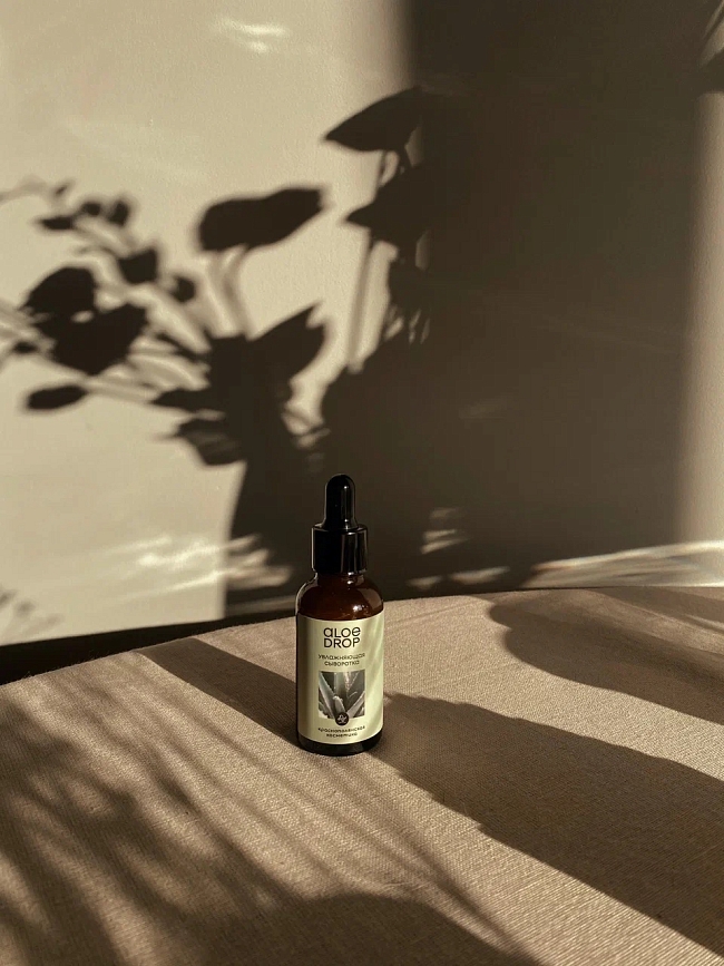 Сыворотка для лица на основе натурального сока алоэ Aloe Drop, Краснополянская Косметика фото № 22