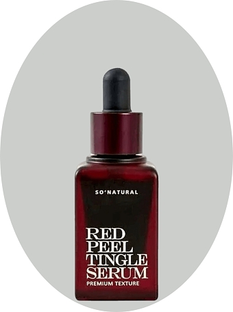 Cмываемый пилинг-сыворотка Red Peel Tingle Serum Premium Texture, SO NATURAL фото № 5