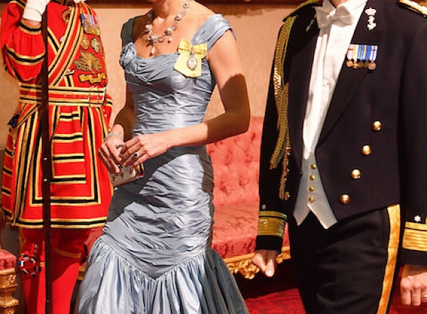Кейт Миддлтон на приеме в честь короля и королевы Нидерландов