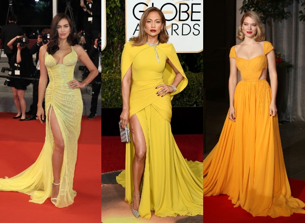 15 лучших желтых платьев звезд