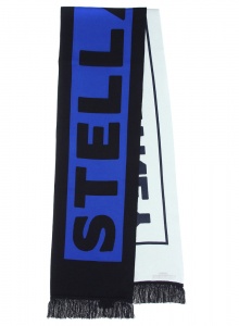 Широкий шарф с логотипом фото № 15