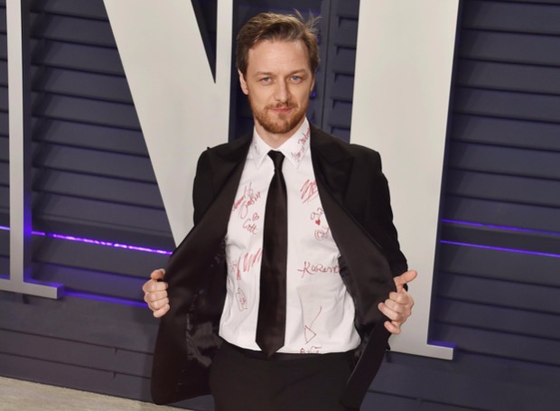Джеймс МакЭвой выставил на благотворительный аукцион свою рубашку с «Оскара»