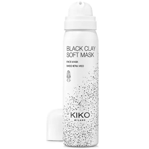 Очищающая маска для лица с черной глиной и древесным углем Kiko Milano Black Clay Soft Mask фото № 12