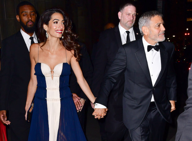 Джордж и Амаль Клуни на премии Ассоциации корреспондентов ООН