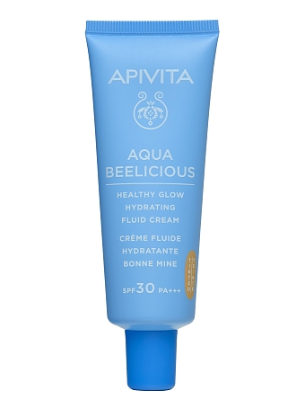 Крем-флюид SPF30 Aqua Beelicious Healthy Glow Hydrating Fluid Cream, APIVITA фото № 10