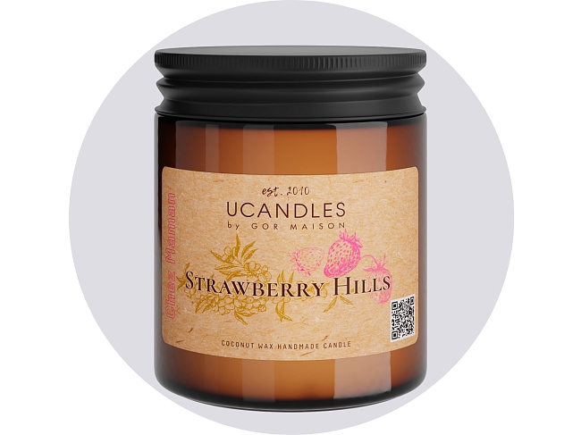Парфюмированная свеча Strawberry Hills, UCANDLES by GOR MAISON фото № 30