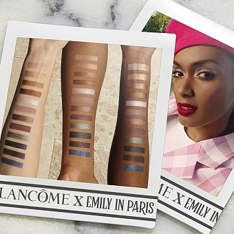 Пример макияжа при помощи палетки теней Lancôme Emily in Paris (фото: @lancomeofficial) фото № 3