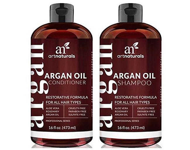 Шампунь и кондиционер Art Natural Аrgan Oil Shampoo with Keratin фото № 6
