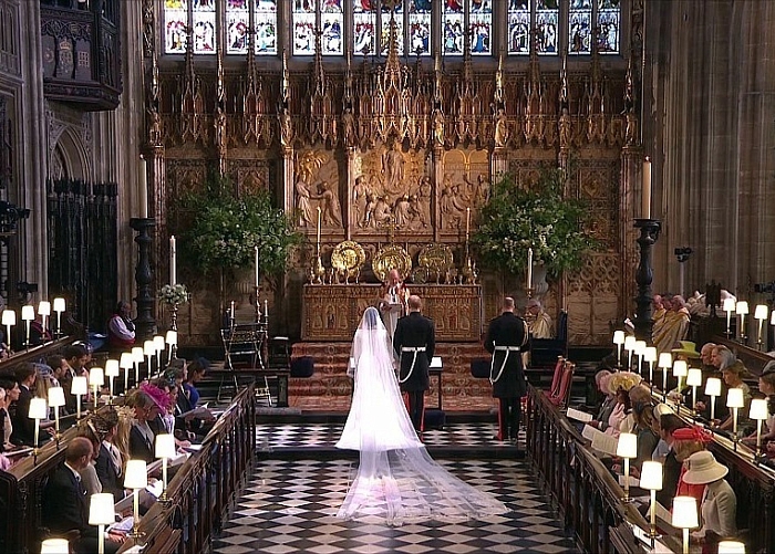 Свадьба принца Гарри и Меган Маркл: венчание в часовне Святого Георгия фото № 11