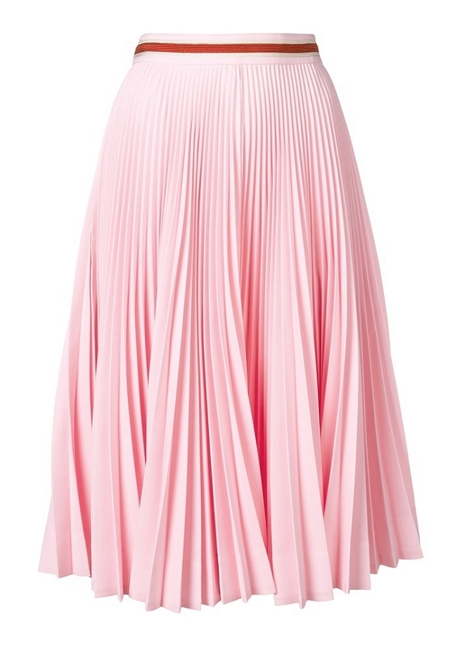 Плиссированная юбка с эластичным поясом Calvin Klein, 61 300 руб.  фото № 6