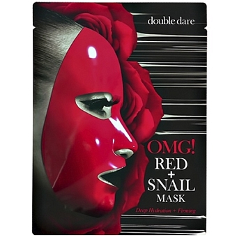 Преображающая тканевая маска с муцином и экстрактами 8 красных растений Double Dare OMG! Red + Snail Mask фото № 8