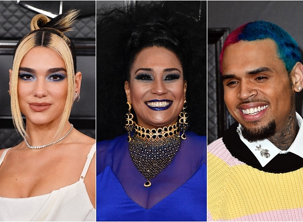 Синие тени, черно-белые волосы и другие провальные бьюти-образы звезд «Грэмми-2020»