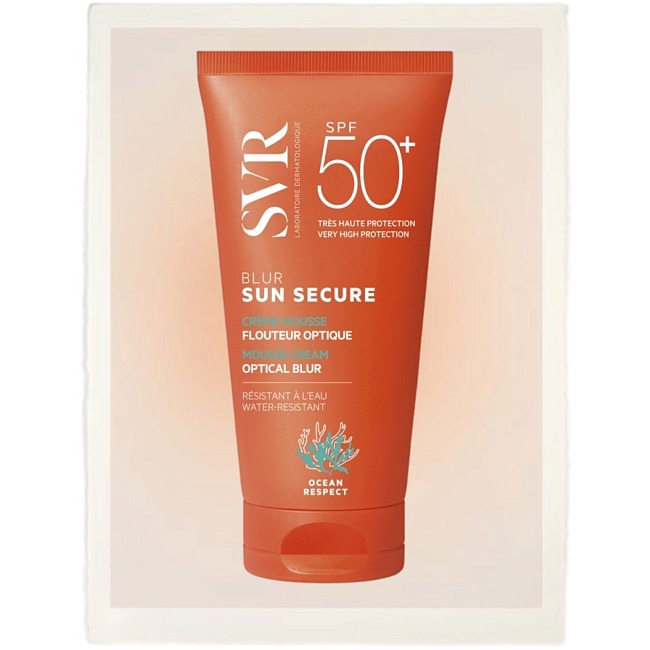 Солнцезащитный крем-мусс для лица Blur Sun Secure SPF50+, SVR фото № 8