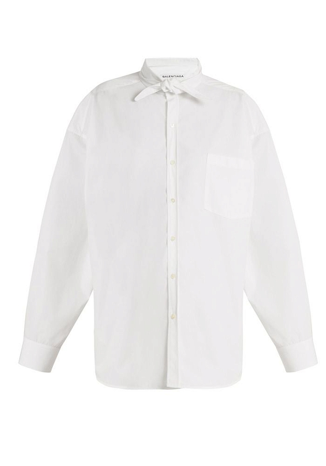Рубашка свободного кроя Balenciaga, 41 175 руб.  фото № 3