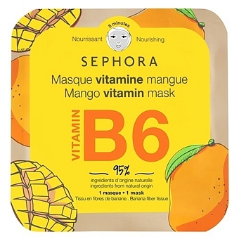 Маска для лица Sephora Mango Vitamin B6 фото № 2