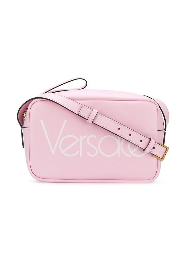 Кожаная сумка с логотипом Versace, 49 680 руб.  фото № 9