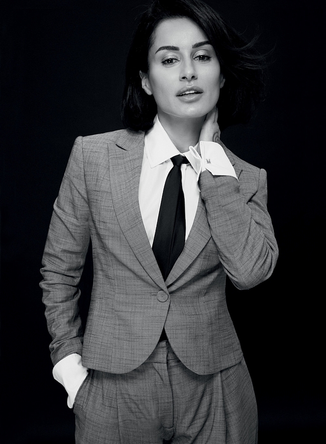 Костюм H&M, сорочка Corneliani, галстук Giorgio Armani фото № 3