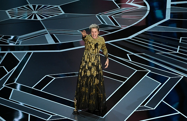 Фрэнсис МакДорманд на 90-й ежегодной церемонии вручения премии «Оскар», 2018 фото № 4
