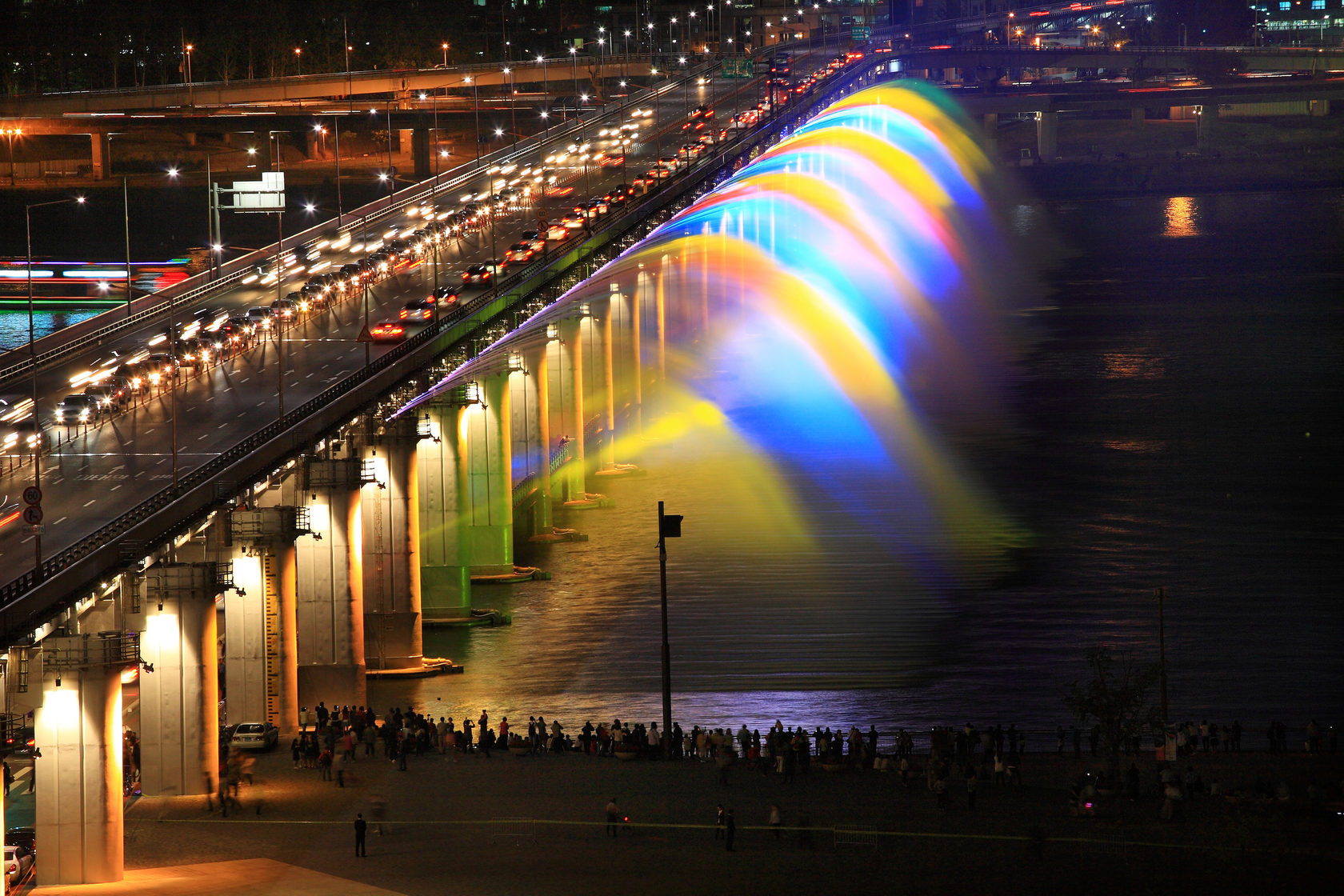 Мост Банпо. Сеул, Южная Корея