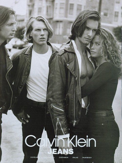 Рекламная кампания Calvin Klein Jeans 1991, фотография Брюса Вебера фото № 10