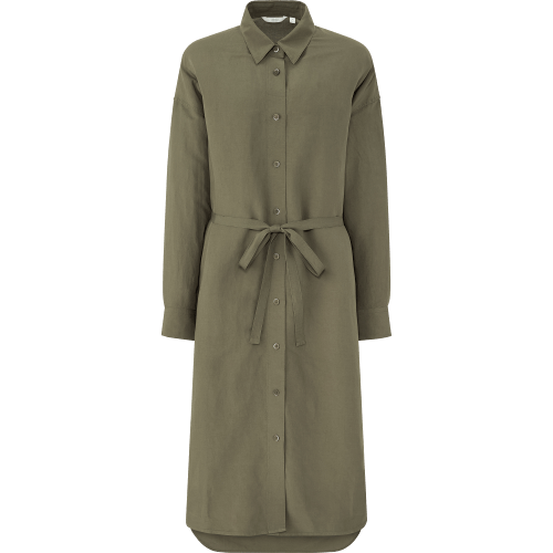 Платье-рубашка изо льна Uniqlo