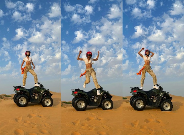 Как Белла Хадид и The Weeknd провели выходные в Абу-Даби