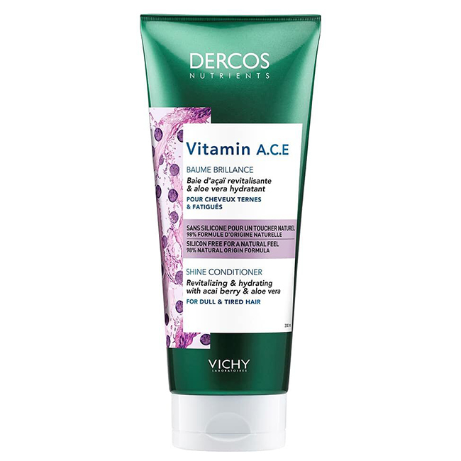 Кондиционер для блеска и преображения тусклых и безжизненных волос Vichy Dercos Nutrients Vitamin фото № 3