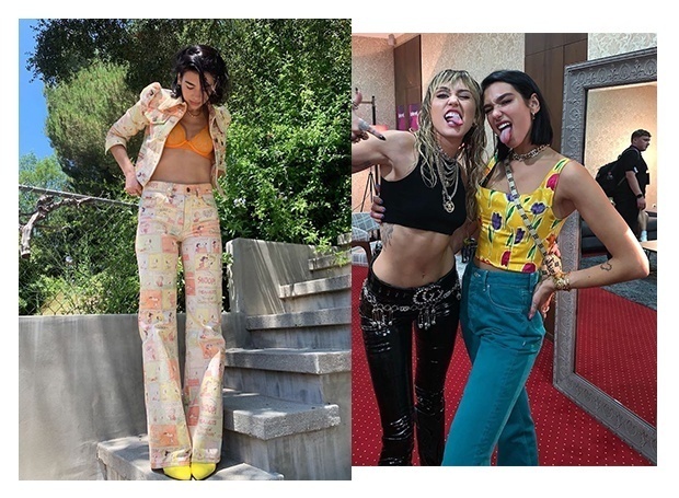 Самое модное сочетание лета: Дуа Липа показывает, как носить кроп-топы и брюки