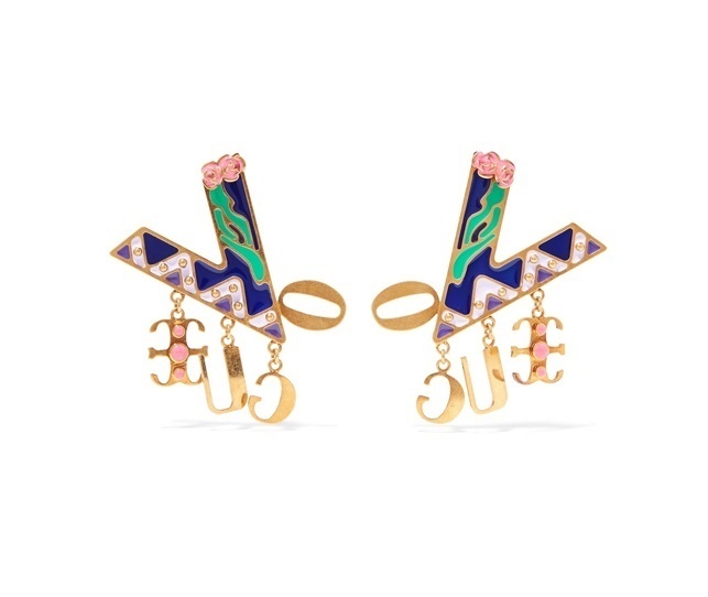 Серьги с декором Versace, 42 130 руб. фото № 2