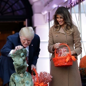 Как Мелания Трамп отпраздновала Хэллоуин