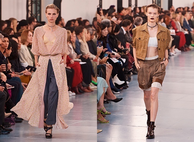 Платья с брюками и двойные шорты: главные тренды будущей весны по версии Chloé