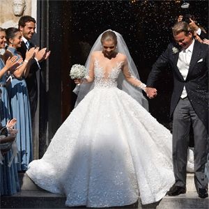 Ах, эта свадьба: наследница Swarovski в платье за миллион долларов