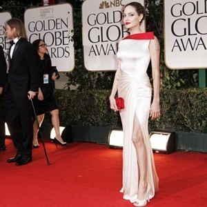 Стиль Анджелины Джоли на красной дорожке «Золотого глобуса»