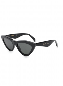 Черные солнцезащитные очки cat eye фото № 7