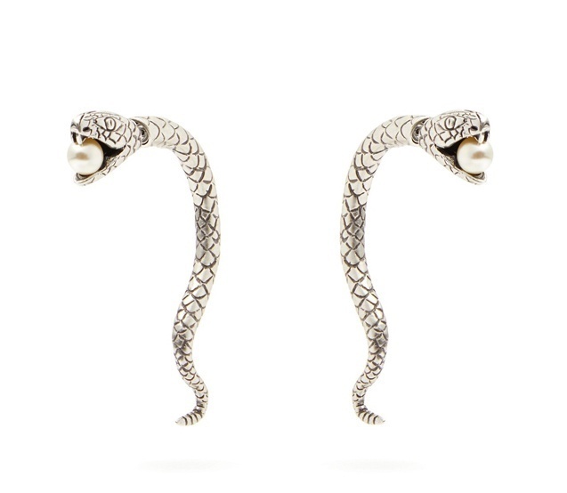 Серьги в виде змей Saint Laurent, 22 180 руб. фото № 16
