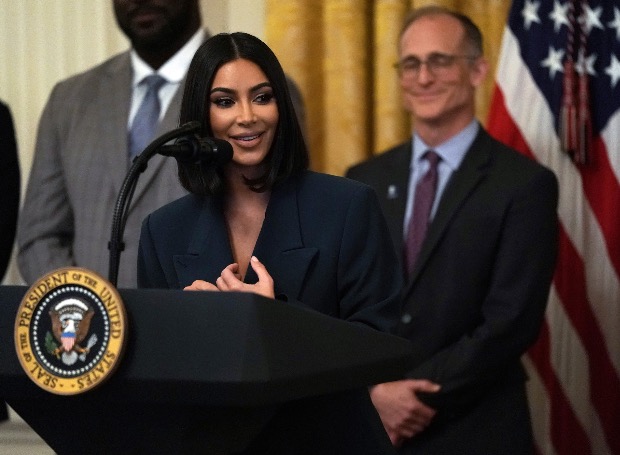 Ким Кардашьян выступила в Белом доме