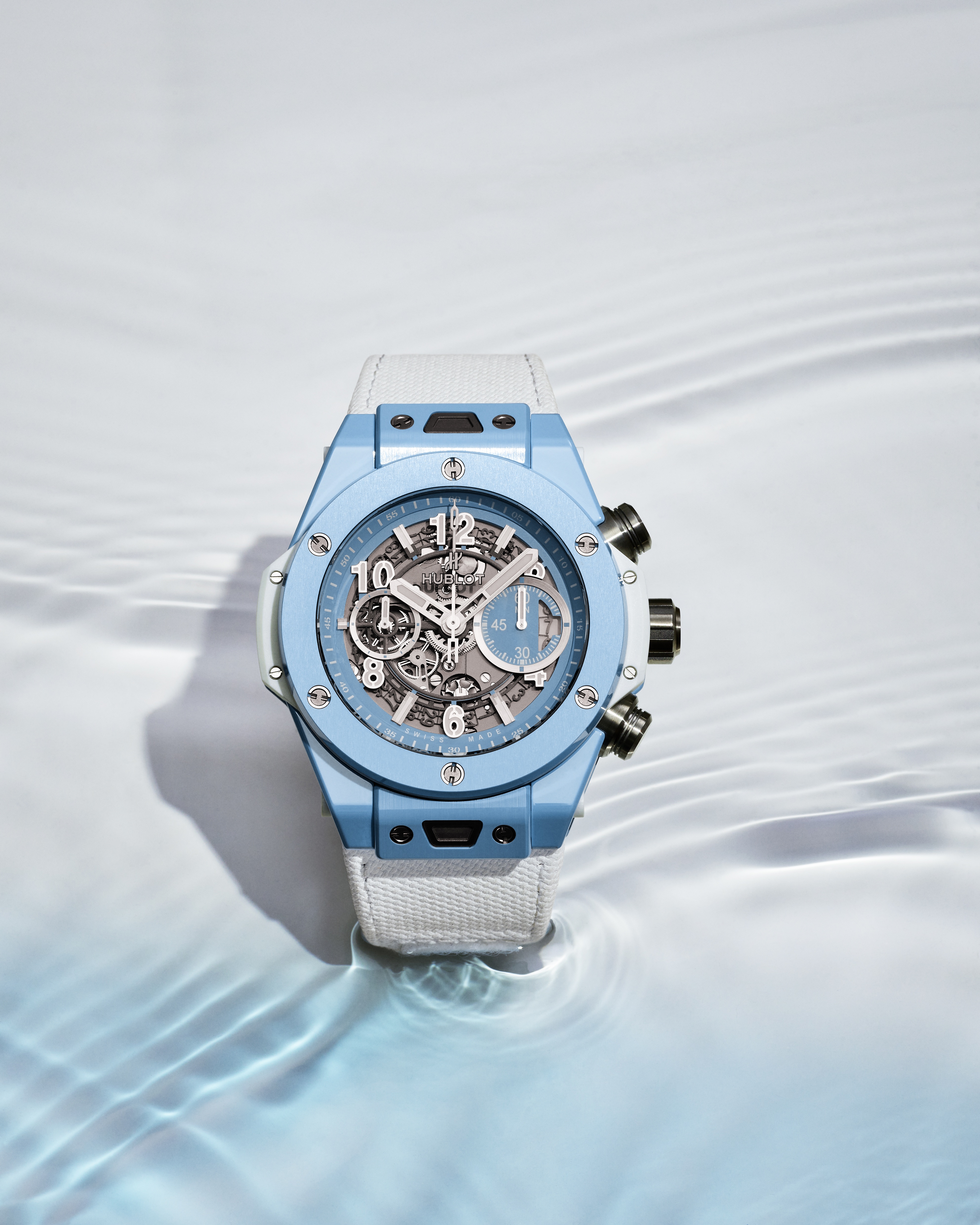 hublot big bang unico sky blue