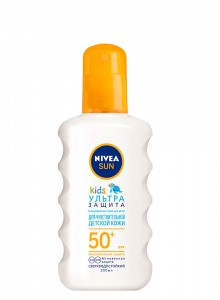 Солнцезащитный спрей для детей SPF 50 Sun Kids фото № 30