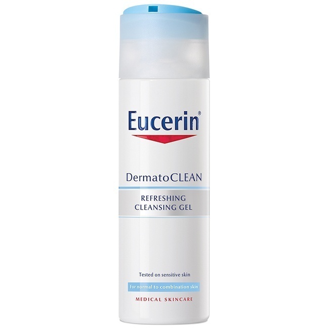 Освежающий и очищающий гель для умывания Eucerin DermatoClean фото № 10