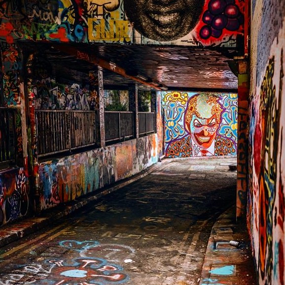 Граффити-туннель на Лик-Стрит Фото:@leakestreetarches фото № 1
