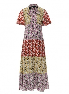 Платье миди с цветочным принтом фото № 16