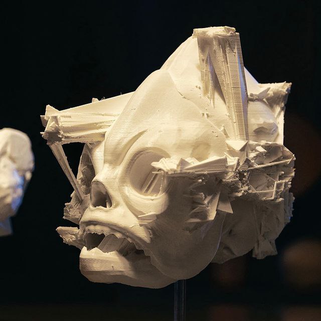Кирилл Рейв «Skull of the Fish Civilization»: @kirillrave, @generativegallery, @glitchartistcollective фото № 6