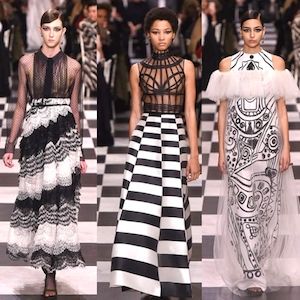 Шах и мат: коллекция Christian Dior Couture весна-лето 2018
