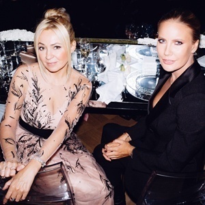 Яна Рудковская и Елена Летучая на ужине Tiffany & Co.