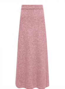 Женская розовая юбка миди фото № 14